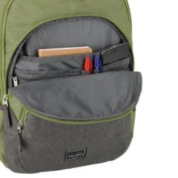 Travelite Basics Backpack Melange Green/grey batoh