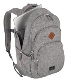 Travelite Basics Backpack Melange Light grey batoh
