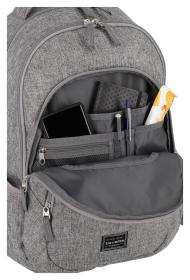 Travelite Basics Backpack Melange Light grey batoh