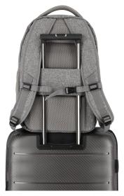 Travelite Basics Backpack Melange Light grey batoh