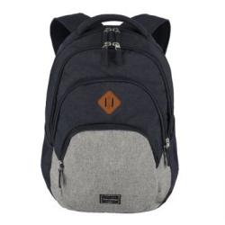 Travelite Basics Backpack Melange Navy/grey batoh Travelite Basics Backpack Melange Navy/grey batoh