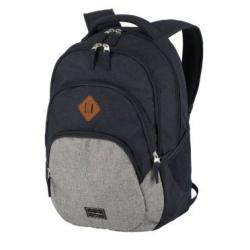 Travelite Basics Backpack Melange Navy/grey batoh