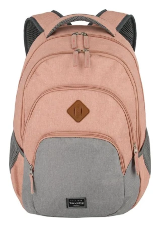Travelite Basics Backpack Melange Rose/grey batoh Travelite Basics Backpack Melange Rose/grey batoh