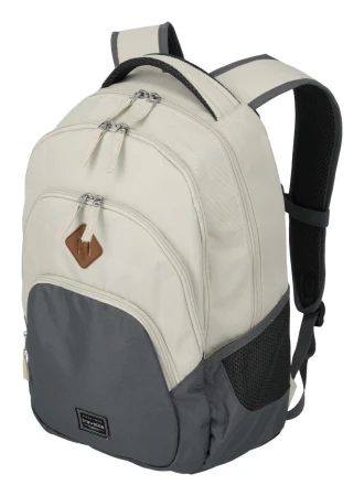 Travelite Basics béžovo-antracitový batoh na notebook
