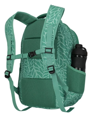 Travelite Basics Backpack Print zelený batoh na notebook