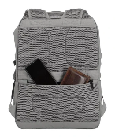 Travelite Basics světle šedý batoh na notebook