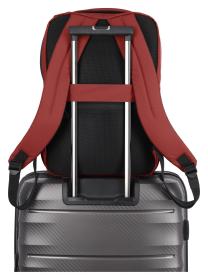 Travelite Basics Boxy backpack Red batoh