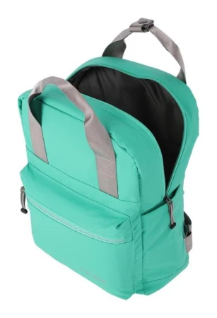 Travelite Basics Canvas Backpack zelený městský batoh