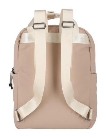 Travelite Basics Canvas světle hnědý městský batoh