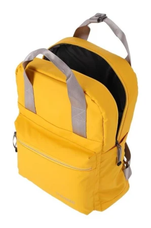 Travelite Basics Canvas Backpack žlutý městský batoh