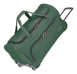 Travelite Basics Fresh Wheeled Duffle Dark green taška Travelite Basics Fresh Wheeled Duffle Dark green taška