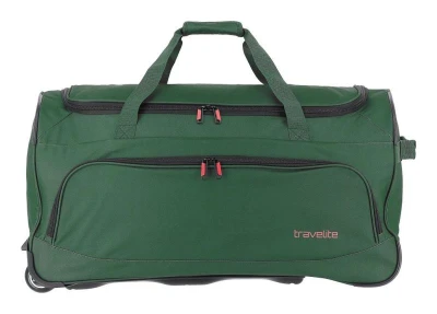 Travelite Basics Fresh Wheeled Duffle Dark green taška