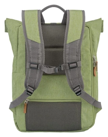 Travelite Basics Roll-up Backpack Green/Grey batoh