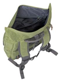 Travelite Basics Roll-up Backpack Green/Grey batoh