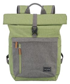 Travelite Basics Roll-up Backpack Green/Grey batoh