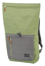 Travelite Basics Roll-up Backpack Green/Grey batoh