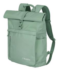 Travelite Basics Roll-up Backpack Light green batoh Travelite Basics Roll-up Backpack Light green batoh