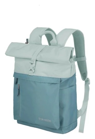Travelite Basics Rollup Backpack Ice Blue batoh Travelite Basics Rollup Backpack Ice Blue batoh