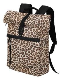 Travelite Basics Rollup Backpack Leopard batoh