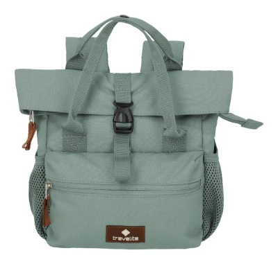 Travelite Basics Short Handle Mini mentolový městský batoh