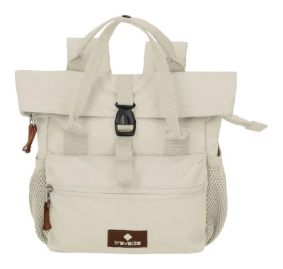 Travelite Basics Short Handle Mini béžový městský batoh