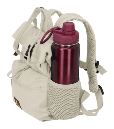 Travelite Basics Short Handle Mini béžový městský batoh