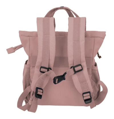 Travelite Basics Short Handle Mini Smoky Rose starorůžový městský batoh