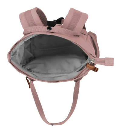 Travelite Basics Short Handle Mini Smoky Rose starorůžový městský batoh