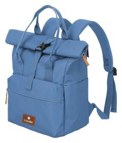 Travelite Basics Short Handle Roll-up Denim batoh Travelite Basics Short Handle Roll-up Denim batoh