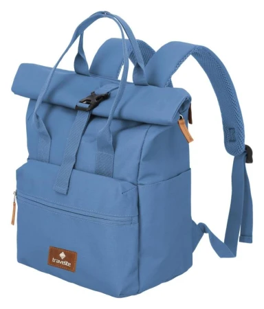Travelite Basics Short Handle Roll-up Denim batoh Travelite Basics Short Handle Roll-up Denim batoh