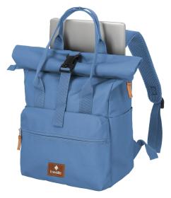 Travelite Basics Short Handle Roll-up Denim batoh