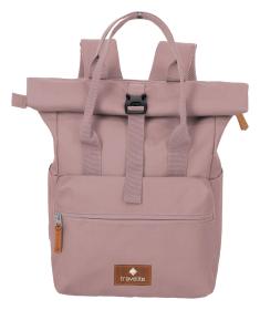 Travelite Basics Short Handle Roll-up Smoky rose batoh