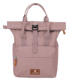 Travelite Basics Short Handle Roll-up Smoky rose batoh