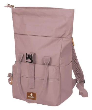 Travelite Basics Short Handle Roll-up Smoky rose batoh