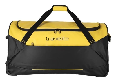 Travelite Basics Trolley Travel Bag Black/yellow taška