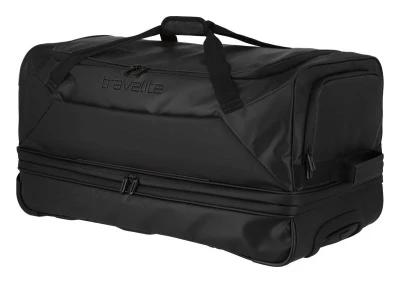 Travelite Basics Wheeled Duffle exp. Black taška