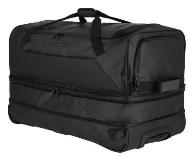 Travelite Basics Wheeled Duffle exp. Black taška