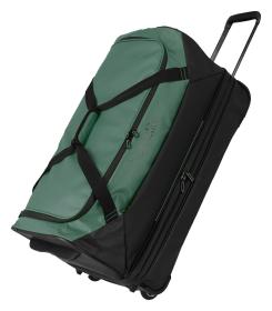 Travelite Basics Wheeled Duffle exp. Black/green taška