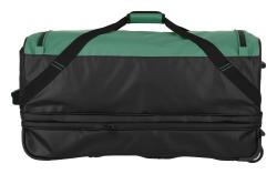 Travelite Basics Wheeled Duffle exp. Black/green taška