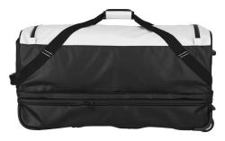 Travelite Basics Wheeled Duffle exp. Black/white taška