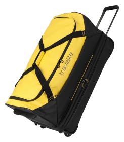 Travelite Basics Wheeled Duffle exp. Black/yellow taška