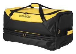 Travelite Basics Wheeled Duffle exp. Black/yellow taška