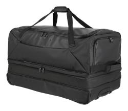 Travelite Basics Wheeled duffle expand Black + kosmetická taštička zdarma
