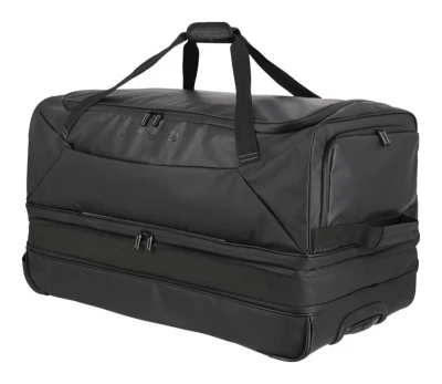Travelite Basics Wheeled duffle expand Black + kosmetická taštička zdarma