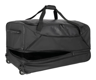 Travelite Basics Wheeled duffle expand Black + kosmetická taštička zdarma