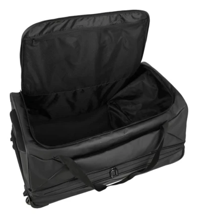 Travelite Basics Wheeled duffle expand Black + kosmetická taštička zdarma
