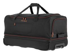 Travelite Basics Wheeled duffle L Black/orange taška