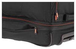 Travelite Basics Wheeled duffle L Black/orange taška