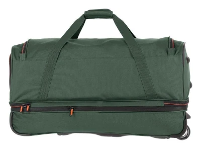 Travelite Basics Wheeled duffle L Dark green taška