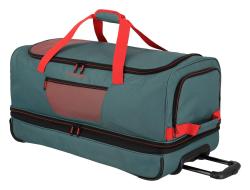 Travelite Basics Wheeled duffle L exp Green/orange